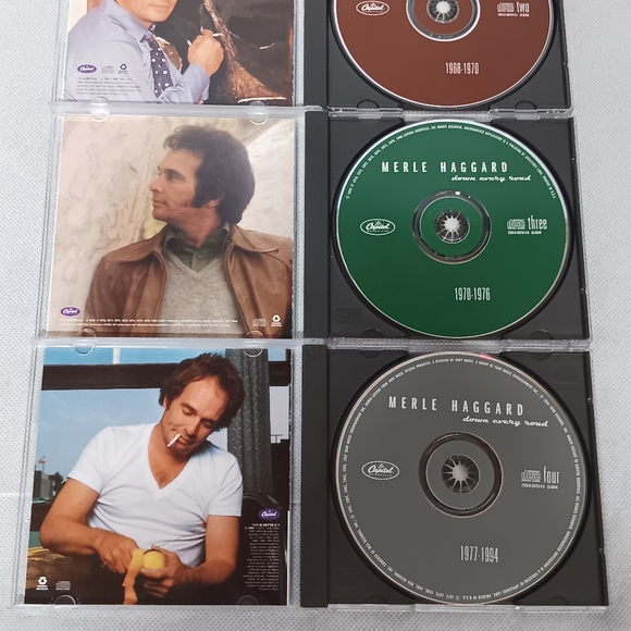 Down Every Road by Merle Haggard 4 CD Boxed Set Complete 1962-1994 With Booklet - Picture 8 of 12